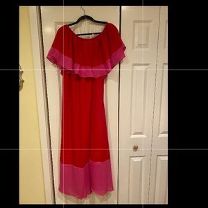 Tara Lynn Boutique off the shoulder maxi dress